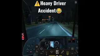 Heavy Driver live accident😂 Bus Simulator Ultimate | Gameplay with old songs❤️| full vibe | #shorts