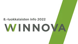 WinNova - 8.-luokkalaisten info 2022