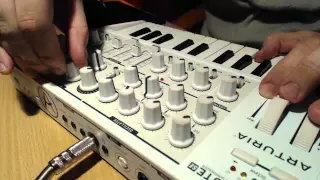 Vangelis Spiral intro sequence on Microbrute