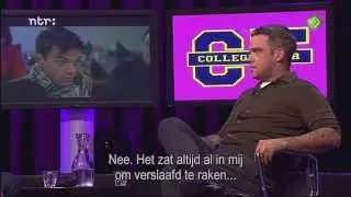 Robbie Williams interview on College Tour [HD]