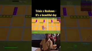 It's a beautiful day made with Fortnite music blocks
