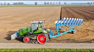 Ploughing | Fendt 943 vario MT & Lemken Vari Diamant 16 - 8 furrow on-land plough | Franzen Landbouw