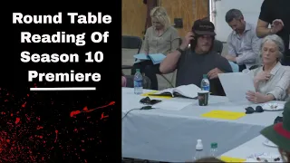 The Walking Dead Exclusive Round Table Reading Of Season 10 Premiere