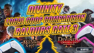 Baldurs Gate 3 vs Divinity Original Sin 2: Local Co-op Comparison  - NO LONE WOLF!