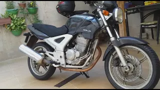 Restoring Honda CBX 250 Twister in 40 minutes / honda motorcycle restoration