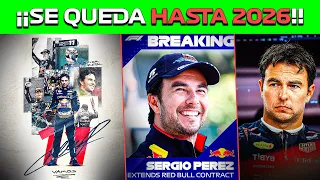 ✅ COMUNICADO OFICIAL : CHECO 👉 RENUEVA POR 2 TEMPORADAS MAS CON EL EQUIPO RED BULL