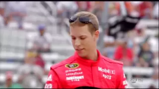 2010 NASCAR Bristol Intros Kyle Busch vs Brad Keselowski