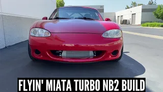 THIS 280+ WHP FLYIN' MIATA TURBO NB2 IS SO FAST!! | 2003 Mazda Miata Build @vvturbomiata