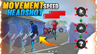 Free fire movement speed settings tamil || Movement speed increase free fire 🔥|| 200% movement speed