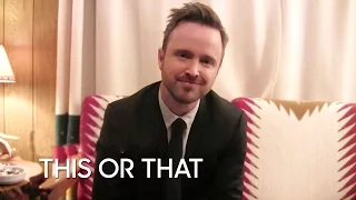 This or That: Aaron Paul