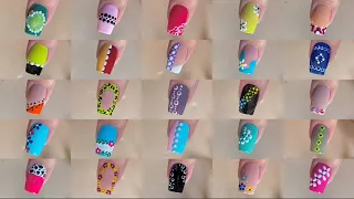 50+ Easy nail art designs with household items || Huge nail art designs compilation for beginners