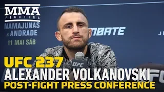 UFC 237: Alexander Volkanovski Post-Fight Press Conference - MMA Fighting