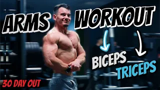 EXTRÉMNA PUMPA !!! BICEPS & TRICEPS 🔥 30 DAY OUT