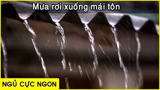 [ Nghe thử 1 phút là ngủ liền thẳng cẳng ] với tiếng Mưa rơi "Lộp độp" trên mái nhà lợp tôn