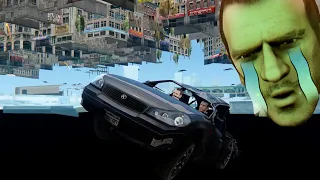 This is an impossible task to complete ! In traffic at a speed of 9999999！ - GTA4
