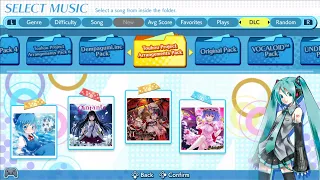 Touhou Project Arrangements Pack DLC overview for Groove Coaster Wai Wai Party!!!!