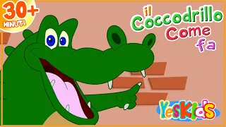 Il Coccodrillo Come Fa + 30 minuti di Canzoni per Bambini con animali | YesKids Italiano