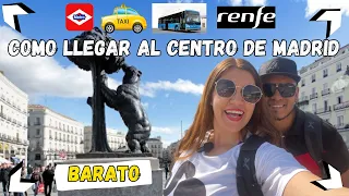 🔴HOW TO GO TO THE CENTER OF MADRID From the Barajas AIRPORT 🛩️||[Prices 2023]