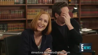 David Duchovny and Gillian Anderson - Bloopers moments Season 11