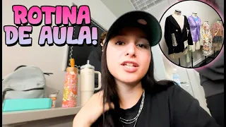 MINHA ROTINA DE AULA NA FACULDADE!