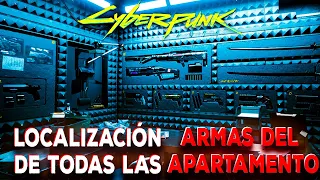 CYBERPUNK 2077 - LOCALIZACION DE TODAS LAS ARMAS DEL ALIJO/APARTAMENTO