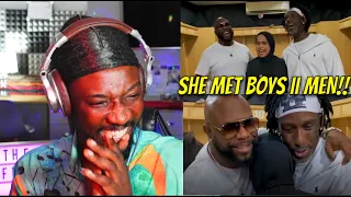 PUTRI ARIANI MEETS BOYS II MEN AND SINGS WITH THEM!! | REACTION