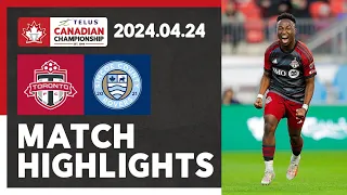 HIGHLIGHTS: Toronto FC 5:0 Simcoe County Rovers FC - 2024 TELUS Canadian Championship