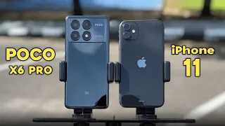 KAMERA POCO BENERAN BAGUS !? 🤔 Adu Kamera POCO X6 Pro vs iPhone 11