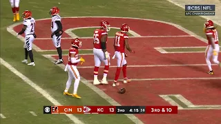 Patrick Mahomes Throws Incredible TD to Marquez Valdes-Scantling vs. Bengals (2023 NFL Playoffs)