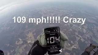 Flying 109 MPH on my Paramotor!!