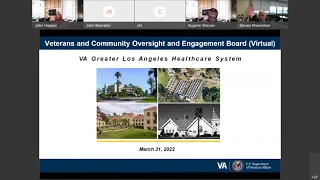 16th Veterans and Community Oversight and Engagement Board | March 31, 2022