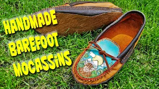 Hand Made Mocassins With Barefoot Soles