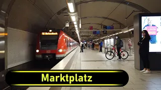 S-Bahn Station Marktplatz - Offenbach 🇩🇪 (S-Bahn Rhein Main) - Walkthrough 🚶