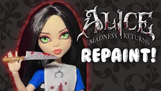 Making an Alice: Madness Returns Doll | OOAK Monster High Doll