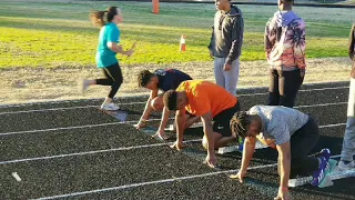 Anson Sprinters working on Start & Drive Phase