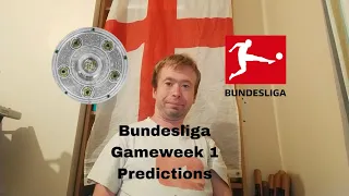 Bundesliga is back (Gameweek 1) Predictions