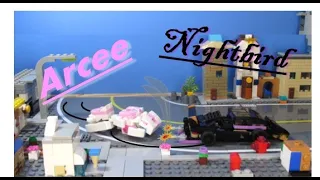 Lego Transformers Arcee versus Nightbird