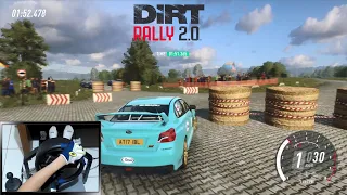 Dirt Rally 2.0 | Subaru WRX STI | Germany | Thrustmaster T150 Pro Gameplay | Wheel cam