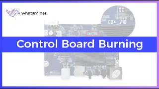 How to flash the #WhatsMiner control board with SD-card