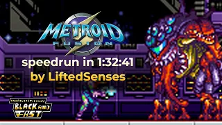 Metroid Fusion by LiftedSenses in 1:32:41 - Unapologetically Black and Fast 2024