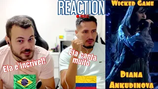 REACTION Diana Ankudinova - Wicked Game | 15 years?😮| Ты супер! | REACT | 🇨🇴🇧🇷#406