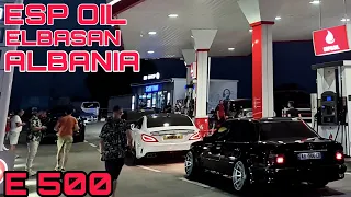 BURNOUT | ESP OIL Car Meeting [Elbasan Albania] W124 E500 V8 M113