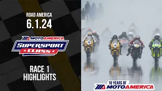 Supersport Race 1 at Road America 2024 - HIGHLIGHTS | MotoAmerica