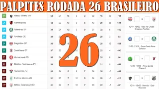 PALPITES RODADA 26 BRASILEIRÃO 2021 TEREMOS CORINTHIANS X FLUMINENSE