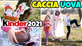 CACCIA alle UOVA KINDER di PASQUA 2021 con il Coniglio Pasquale