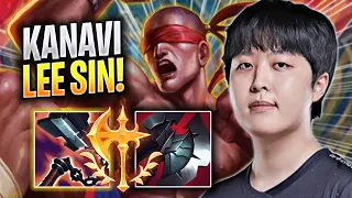 KANAVI IS SO CLEAN WITH LEE SIN! - JDG Kanavi Plays Lee Sin JUNGLE vs Vi! | Season 2023