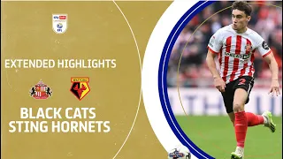 BLACK CATS STING HORNETS | Sunderland v Watford extended highlights