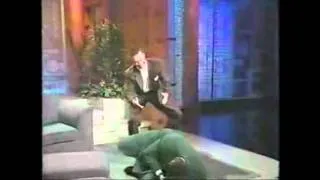 VAN DAMME | Hook Kick and Splits on TV Show | 1990