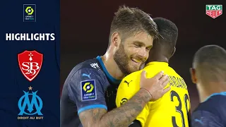 STADE BRESTOIS 29 - OLYMPIQUE DE MARSEILLE (2 - 3) - Highlights - (BREST - OM) / 2020/2021