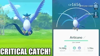 Pokemon GO - HOW TO CRITICAL CATCH ANY LEGENDARY POKEMON!